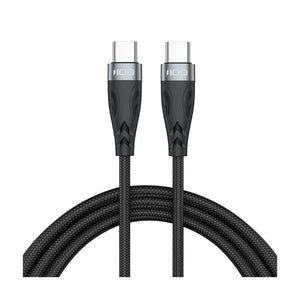 100W 1M/2M  Type C to Type C Fast Charging Cable USB C Nylon Braid Pure Copper charging data Cable