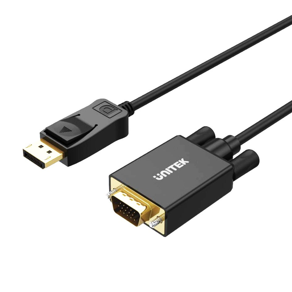 Displayport To Vga Male Cable 1.8Meter Unitek Y-5118F