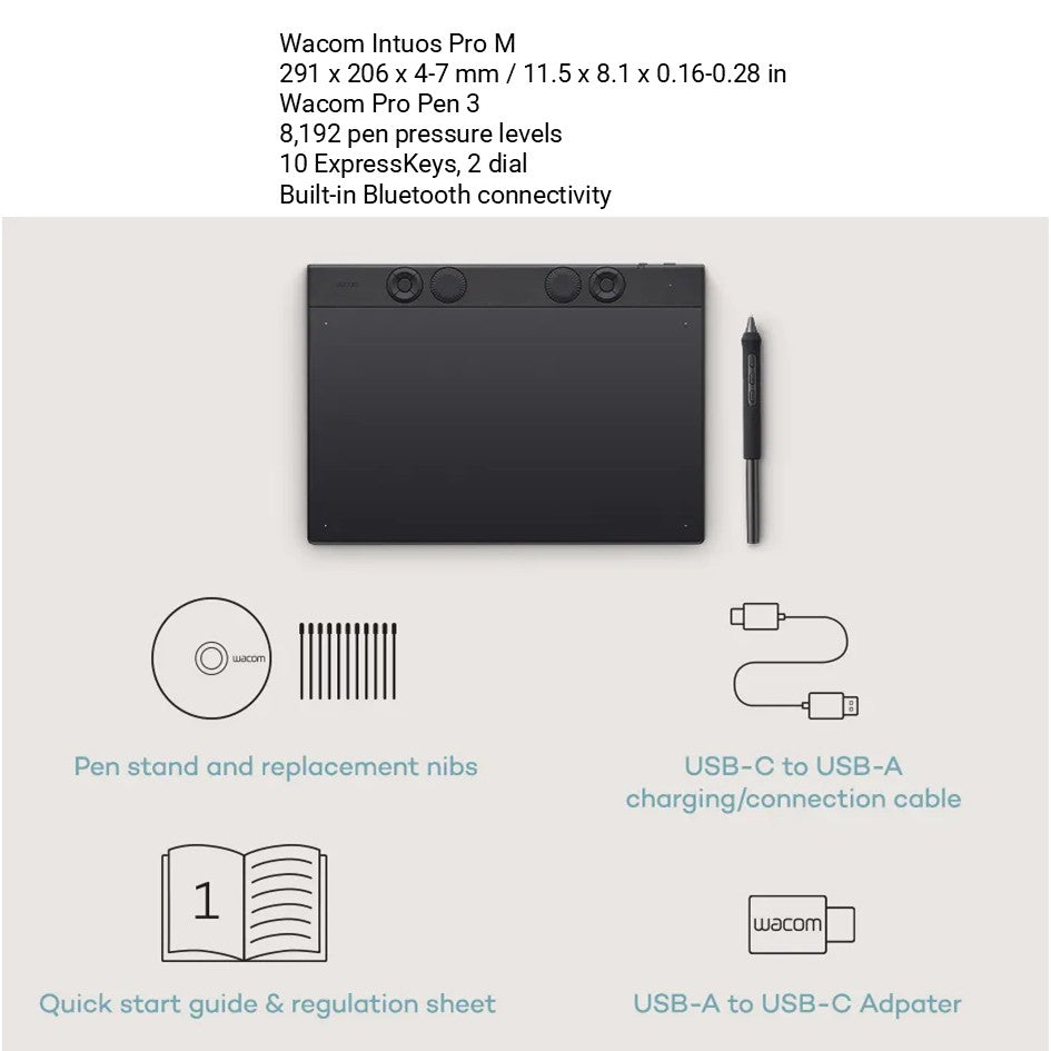 Wacom Intuos Pro 2025 Gen.8 Small / Medium / Large