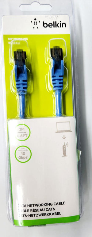 CAT6 UTP RJ45 Ethernet Cable / Network Cable 1m Blue - Belkin