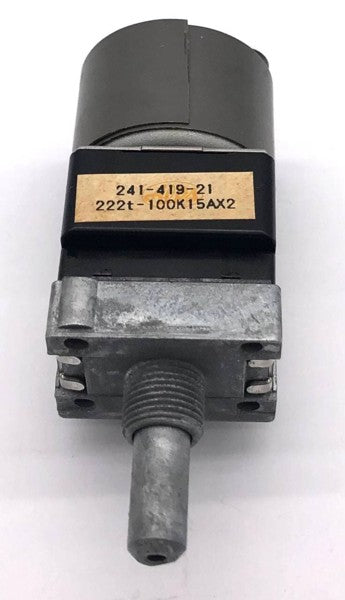 Audio Cassette Variable Resistor Carbon 100Kx2 ALPS 222T-100K 15AX2 124141921 Sony HiFi