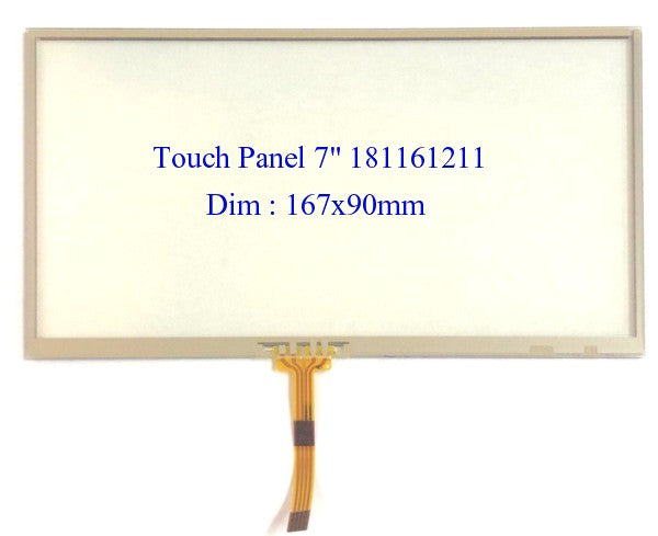 Car Audio CD/DVD Touch Panel 7" 167x90mm 181161211 Sony