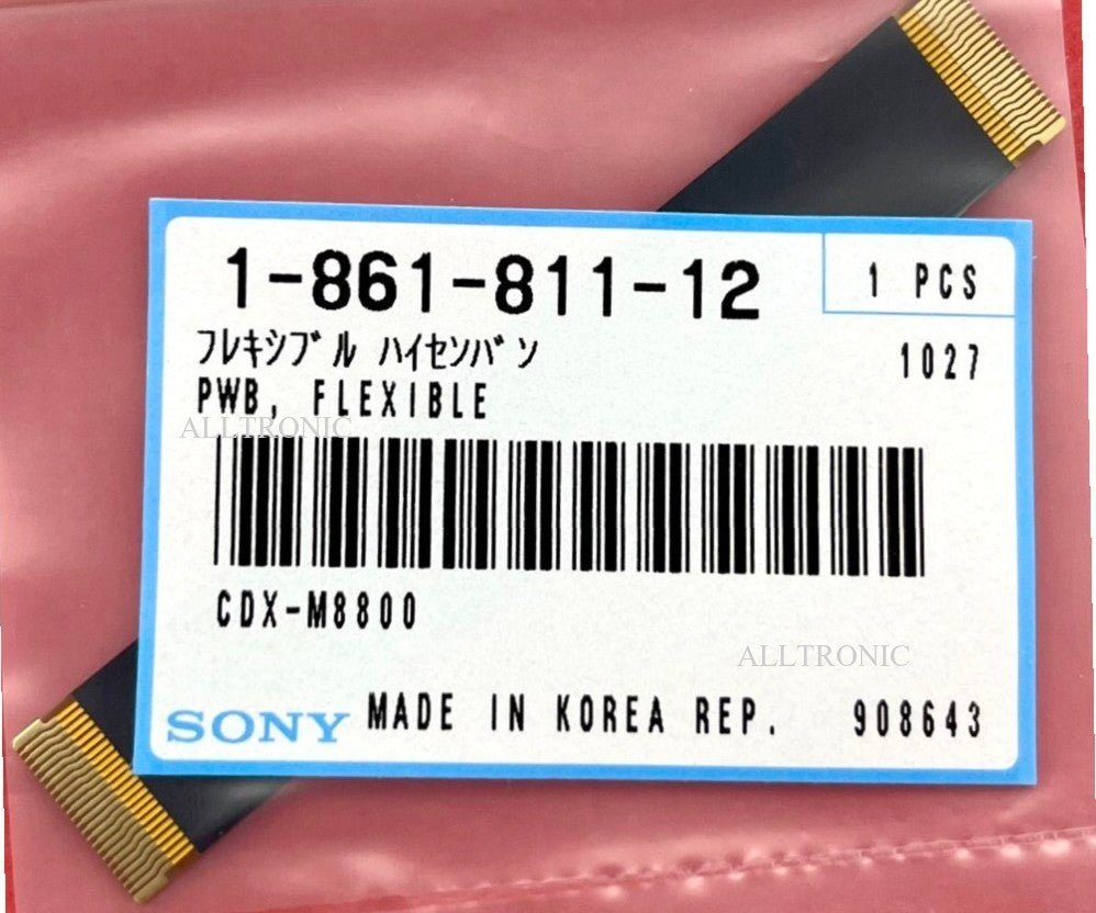 Genuine Car Audio Flexible Cable 186181112 24Way 75x12.5mm/0.5Pitch Sony