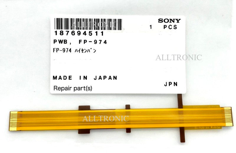 Genuine Camcorder Flexible cable FP974 187694511 Sony
