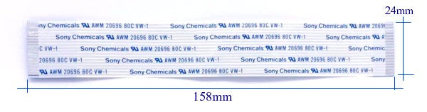 Flexible cable FC 18way 158mm x 24mm - Flat Cable 18Way 15.8x2.4cm