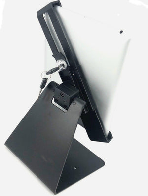 Table Mount Universal Tablet Stand / Holder with Keylock 24012QF suitable for 7-10.1" Screen Black /Silver