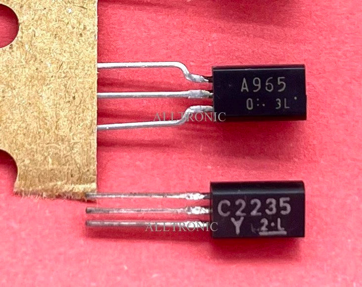 Original Silicon NPN Epitaxial Planar Type Transistor 2SA965 / 2SC2235 TO92 Toshiba
