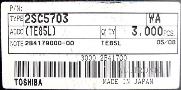 High Speed Power Switching Transistor 2SC5703 SOT23 Toshiba
