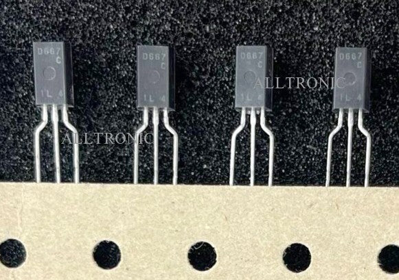 Genuine Audio low Frequency Power Amplifier Transistor 2SD667C / 2SD667C TO92L Hitachi