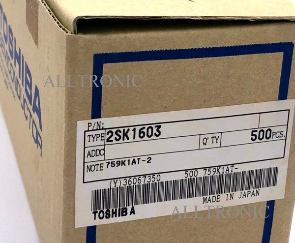 Transistor N-Channel Power Mosfet 2SK1603 TO220F Toshiba