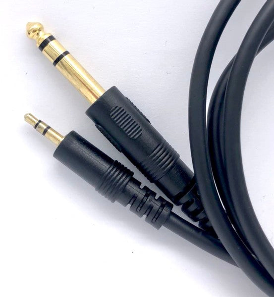 Audio Stereo Cable 3.5mm to 6.3mm M/M 1.5Meter (Male/Male)