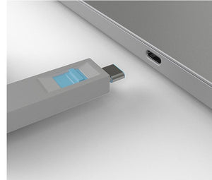 Lindy USB Type C Blocker - Pack of 4 + Key Blue 40465