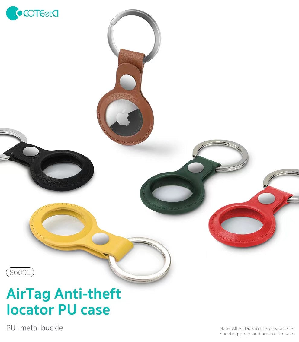 Protector Cover Keychain for Airtag PU