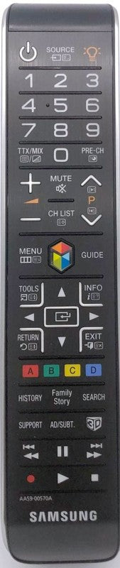 Genuine LED TV Remote Control AA59-00570A / AA5900570A for Samsung