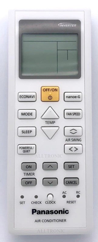 Genuine Air Con Remote Control 02470 + Holder for Panasonic Split unit