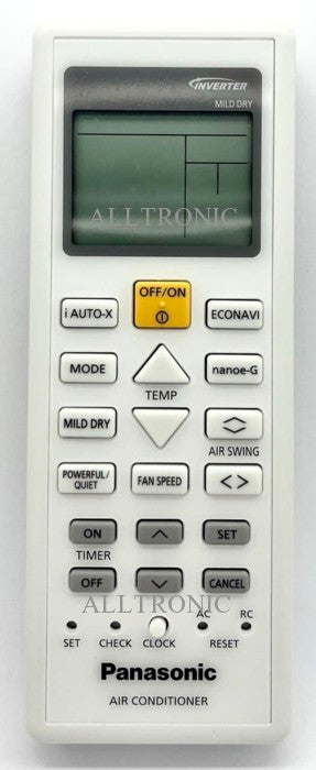 Genuine Air Con Remote Control 07360 + Holder for Panasonic Split unit