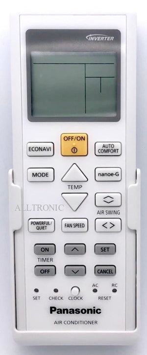 Genuine Air Con Remote Control 12650 + Holder for Panasonic NanoeG Split unit