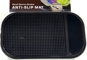 Anti slip Mat 140mm x 80mm x 2mm Black Sticky mat