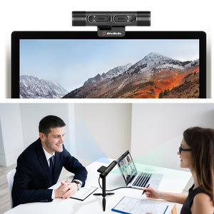 Avermedia PW313D USB DualCam 2 in 1 Professional Connections with Dual microphone with AI Noise Reduction