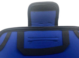 10" Notebook / Laptop Bag With Zip And Velcro Blue