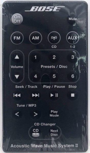 Audio Remote Control Acoustic Wave Music Sys II (Bose)