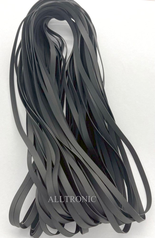 Audio Belt / Rubber Flat Belt / Belt 0.6x4mm ( I x W) for Cassette / Turntable /CD / DVD