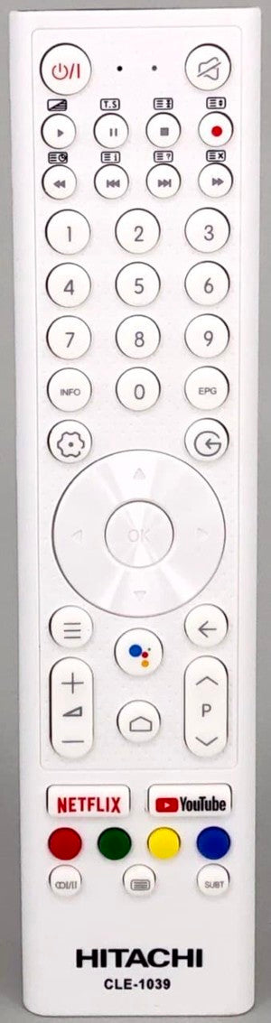 Original LED TV Remote Control CLE-1039 / CLE1039 Hitachi Smart TV