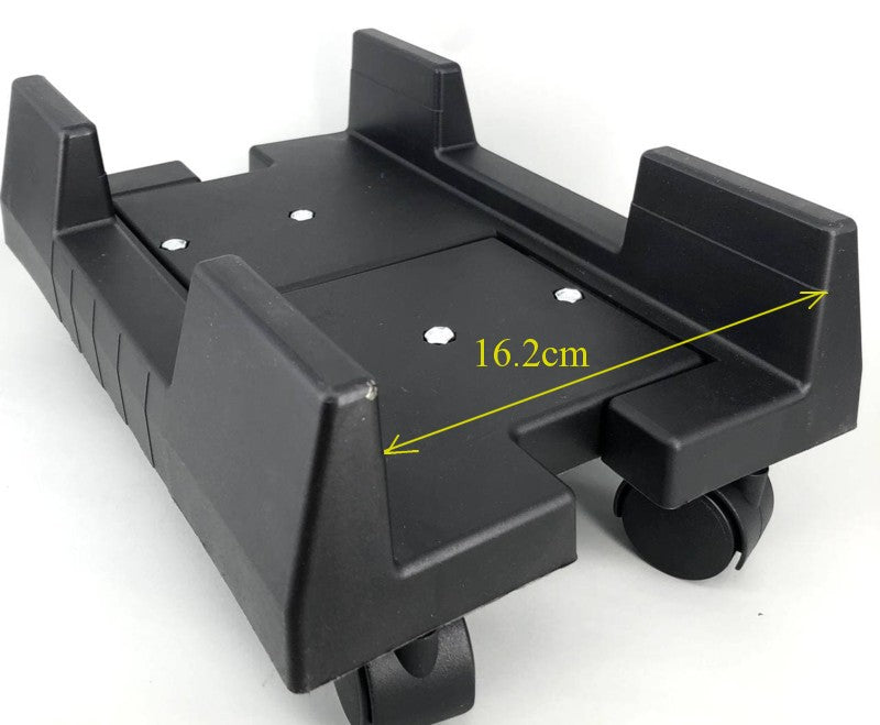 CPU Holder Stand, Mobile Computer Tower Stand with Wheels, Computer Mainframe Bracket Mobile Stand for Big CPU Case - (Width 16.2 -19.4cm)