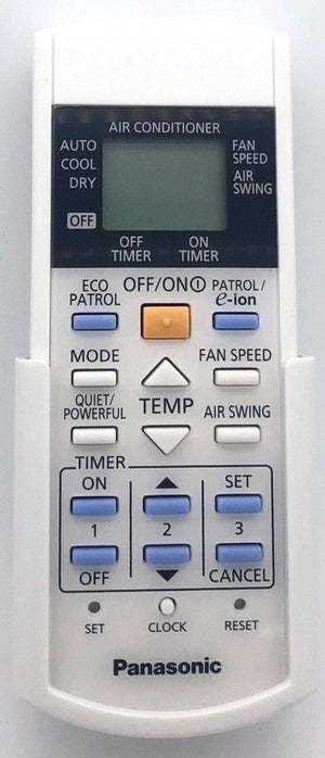 Genuine Air Con Remote Control  A75C3568 Panasonic - EOL