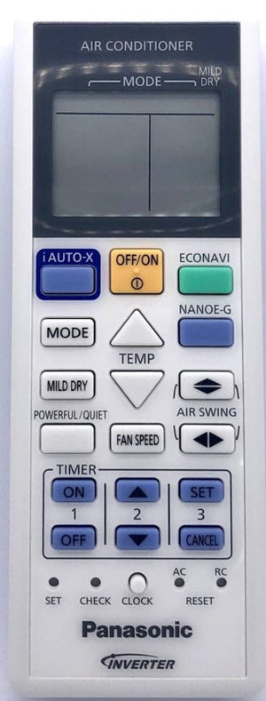 Genuine Remote Control Panasonic Inverter Split Unit Air Con A75C4762