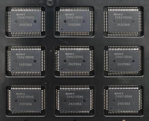 Audio Processor IC CXA2100AQ QFP64  Sony