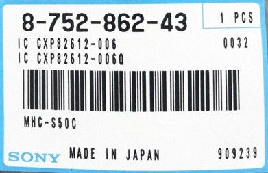 Audio Controller IC CXP82612-006Q SMD 875286243 Sony MHC-S50C