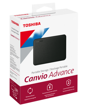 Toshiba Canvio Advance USB3.0 Portable HDD V10 1TB/2TB/4TB Black / Red/ White / Green