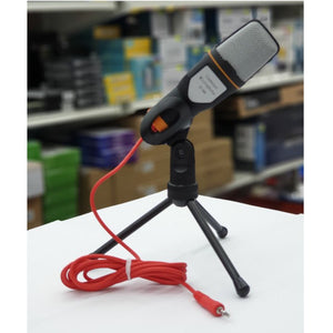 Condenser Microphone SF666 using 3.5MM Audio Jack for PC Desktop Laptop suitable for chatting over QQ,MSN,Skype and Singing