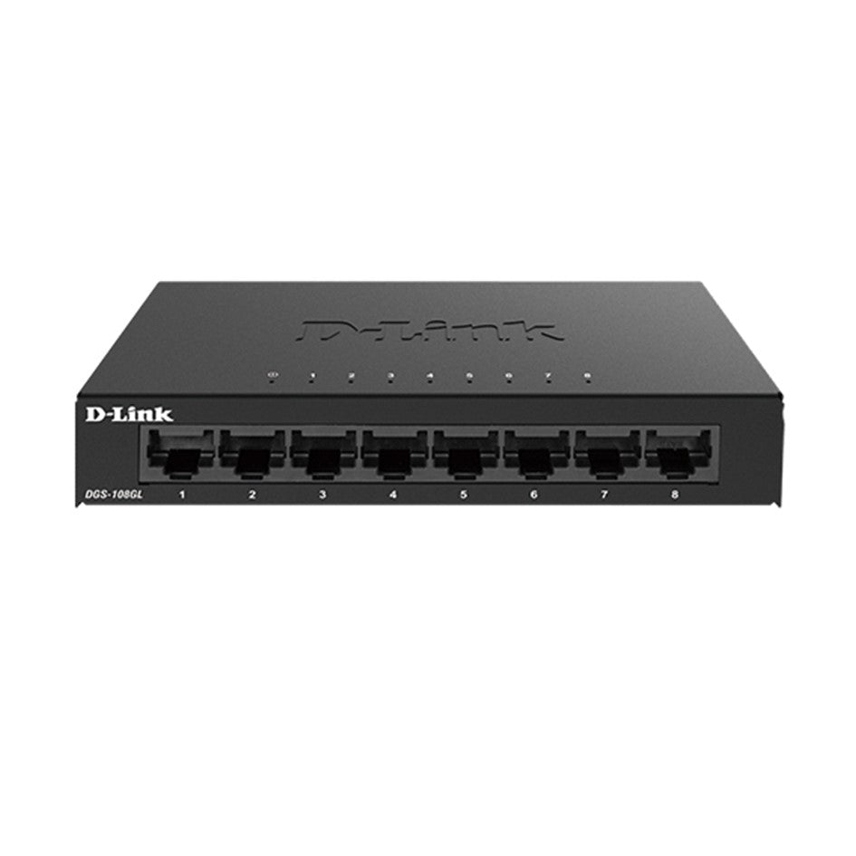 D-Link 8 Port Gigabit Metal Unmanaged Desktop Switch DGS-108GL