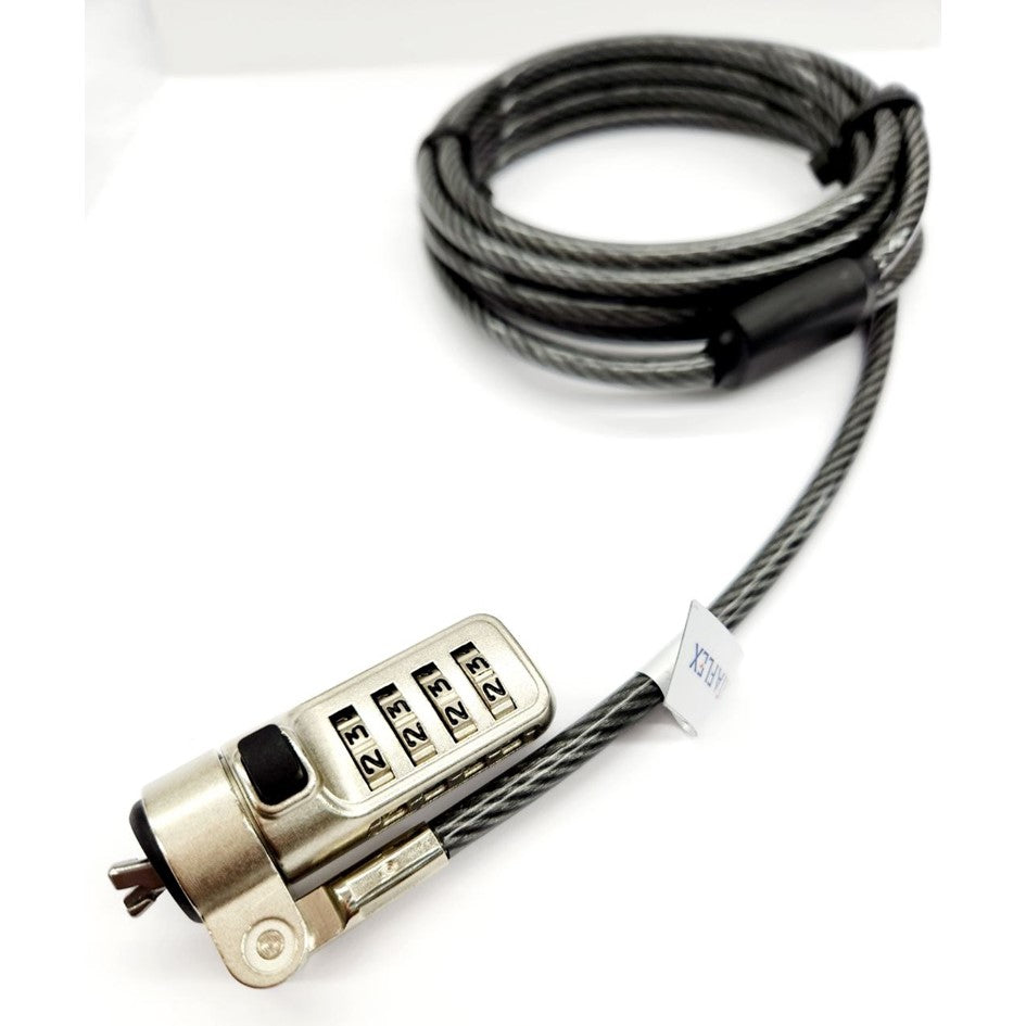 Dataflex Wedge / Noble Lock number combination Notebook Security Cable Number Combnation Lock DF73529NB (for Dell/ HP/ Lenovo)