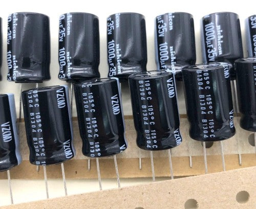 Electrolytic Aluminium Capacitor 1000uf 35v 105°c PB Free Size:12x20mm Nichicon