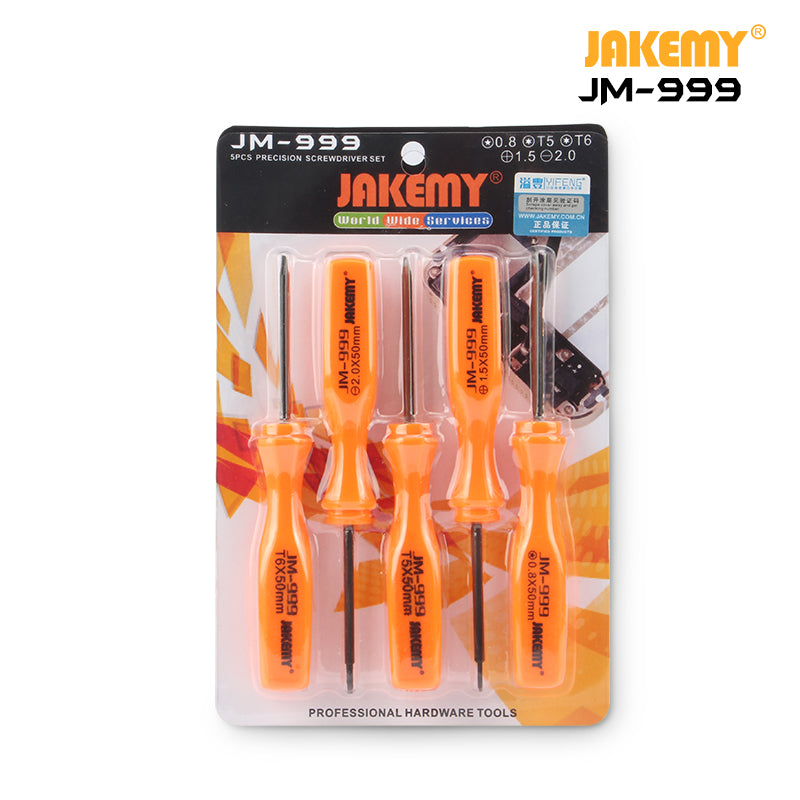 Precision 5pcs Screwdriver set JM-999 / JM999 Jakemy