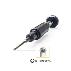 Precision Aluminum Alloy Screwdriver Star * 0.8 JM8179 Jakemy