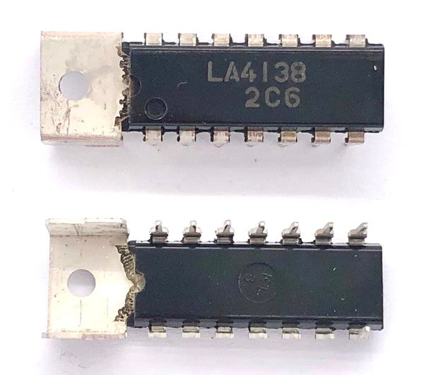 Audio Power Amplifier IC LA4138 Dip14 Sanyo - Audio Radio Cassette