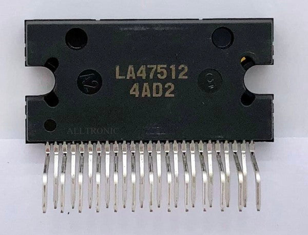 Audio 4 Channel BTL Amp Driver IC LA47512 HZIP25 Sanyo for Car Audio