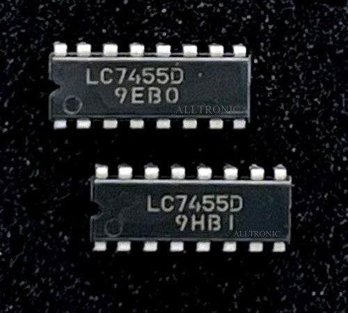 AV Decorder / Clsoe Caption Singal Extraction IC LC7455D / LC7455 Dip16 Sanyo