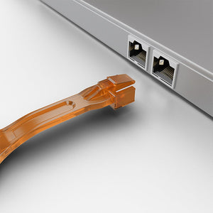 Lindy RJ45 / Ethernet / Lan Port Blocker Orange