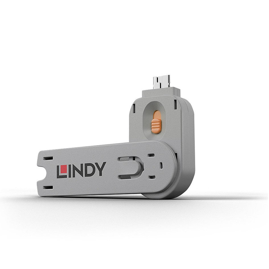 Lindy USB A Blocker Orange