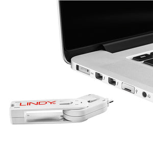Lindy USB A Blocker White