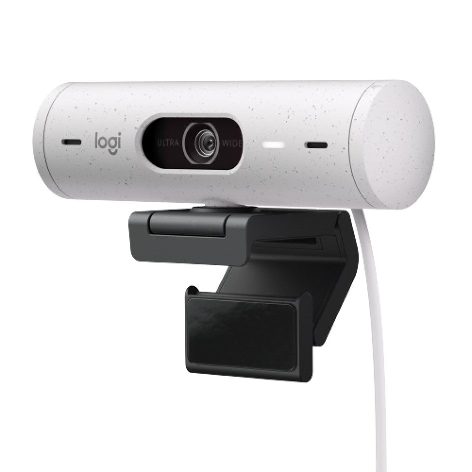 Logitech Brio 500 Full HD Webcam with Noise Reduction Mics / Graphite: 960-001423 / Off-white: 960-001429 / Rose: 960-0014