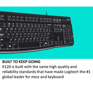 Logitech K120 Keyboard USB2.0