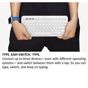 Logitech K380 Keyboard Multi-Device Bluetooth Keyboard / Graphite / Off-White / Rose / Sand / Lavender Lemonade