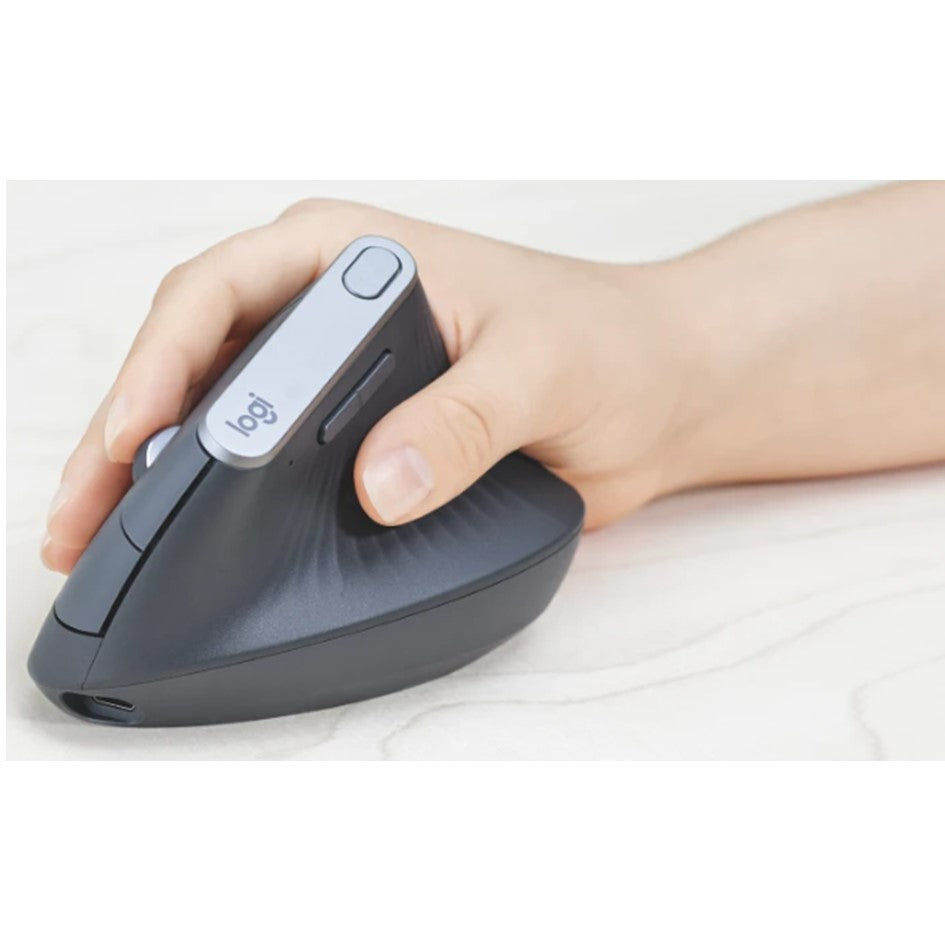 Logitech MX Vertical Advanced Elevated Ergonomic Mouse P/N: 910-005449