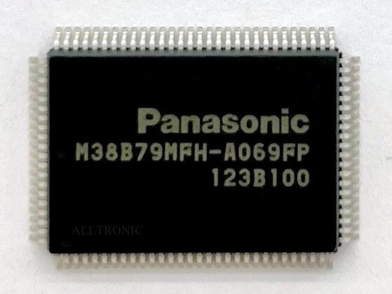 Panasonic Single chip 8 Bit Microcomputer IC M38B79MFH-A069FP SMD100 for Sony Audio